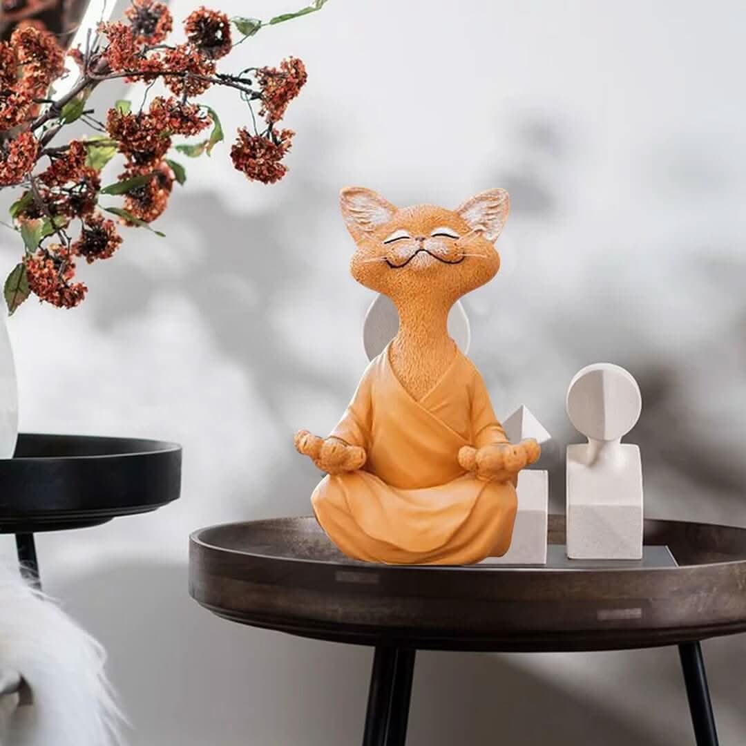 Boeddha Kat-Decoration Home-De Bazelaar