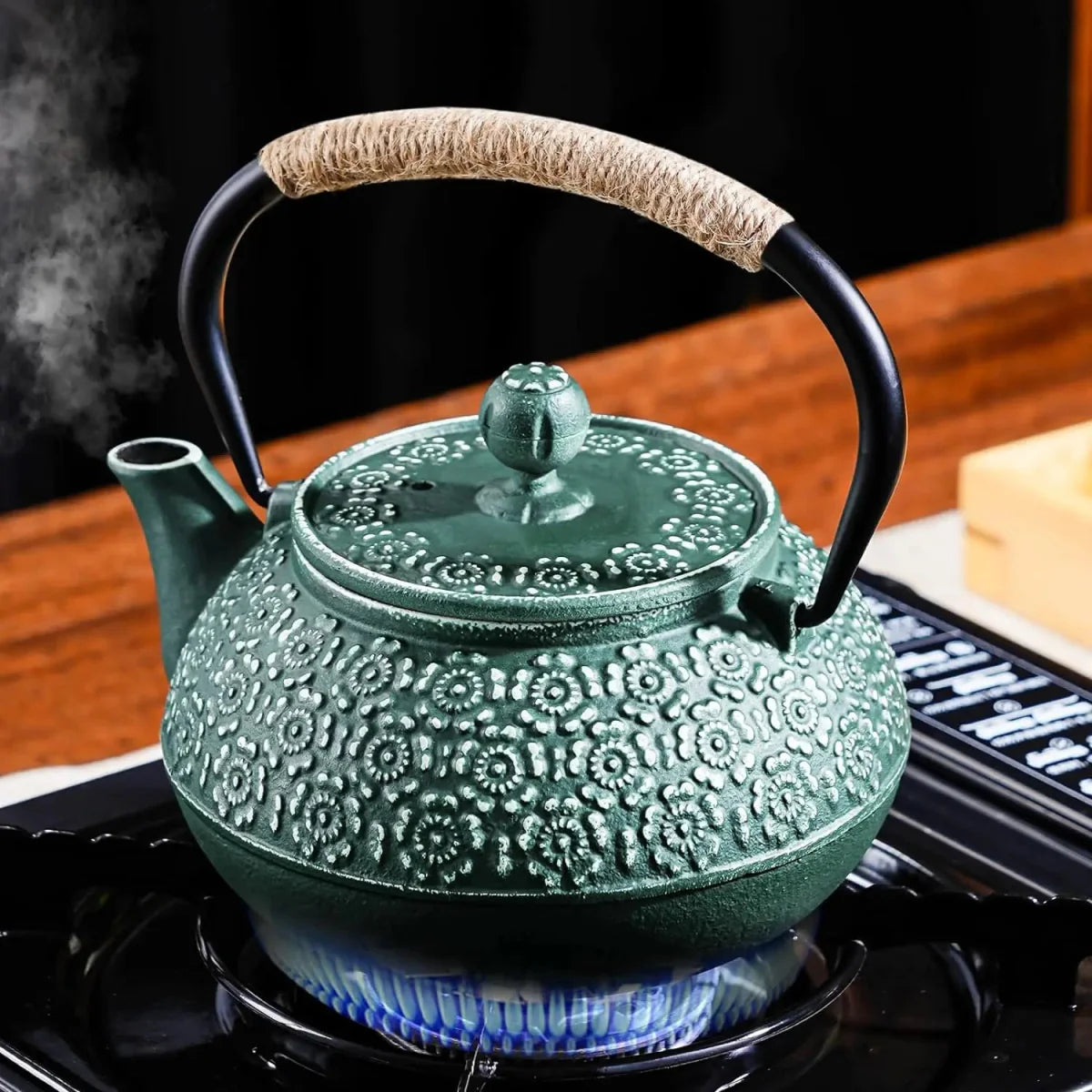 Gietijzeren Theepot - Japanse Stijl - Met Infuser-Coffee & Tea-De Bazelaar