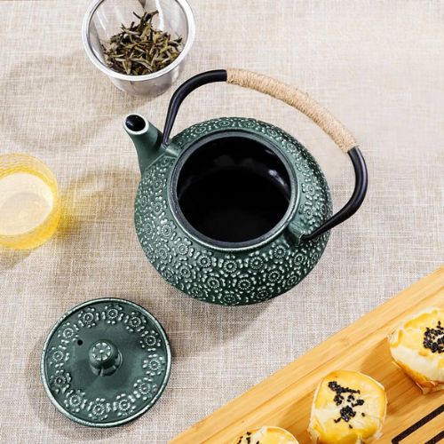 Gietijzeren Theepot - Japanse Stijl - Met Infuser-Coffee & Tea-De Bazelaar