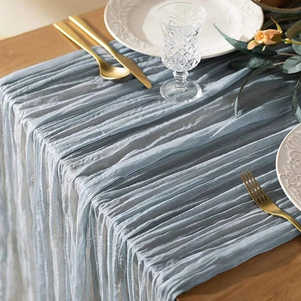 Kaasdoek Tafelloper Set - 10-delig - Perfect voor elke tafel-Tableware & Dining Accessories-De Bazelaar