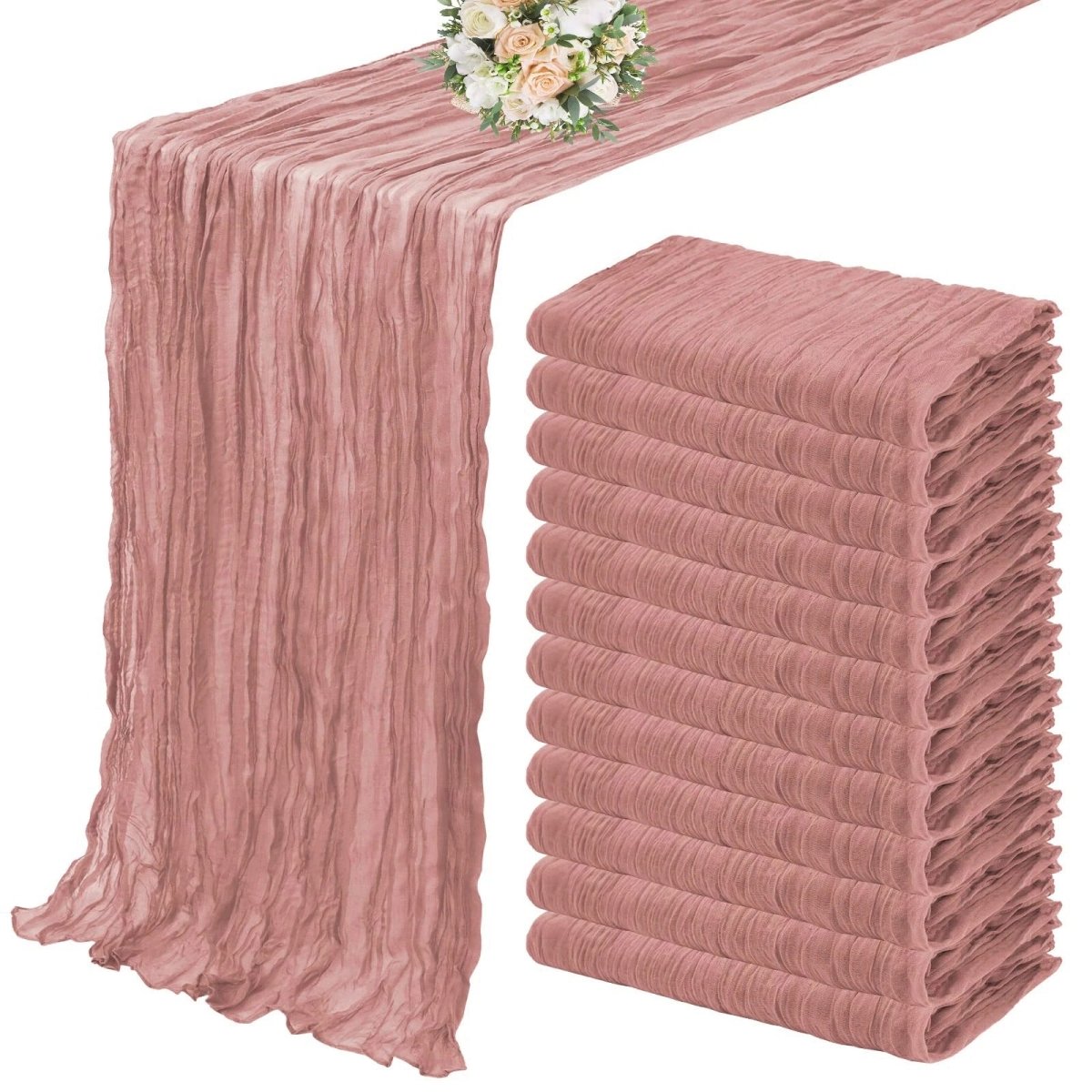 Kaasdoek Tafelloper Set - 10-delig - Perfect voor elke tafel-Tableware & Dining Accessories-De Bazelaar