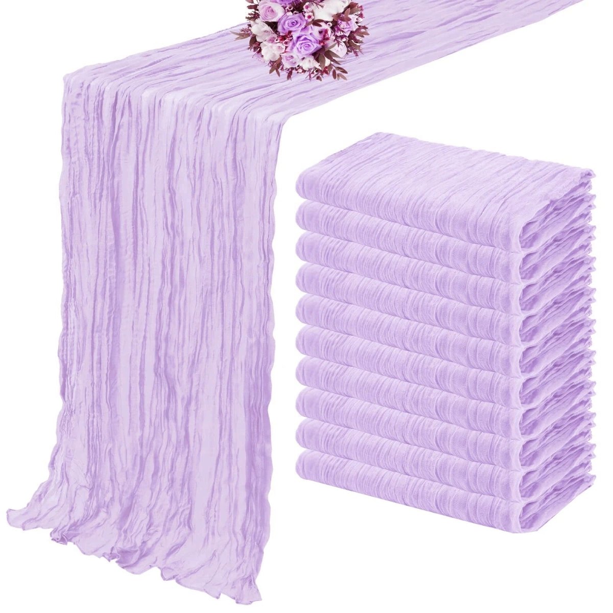 Kaasdoek Tafelloper Set - 10-delig - Perfect voor elke tafel-Tableware & Dining Accessories-De Bazelaar