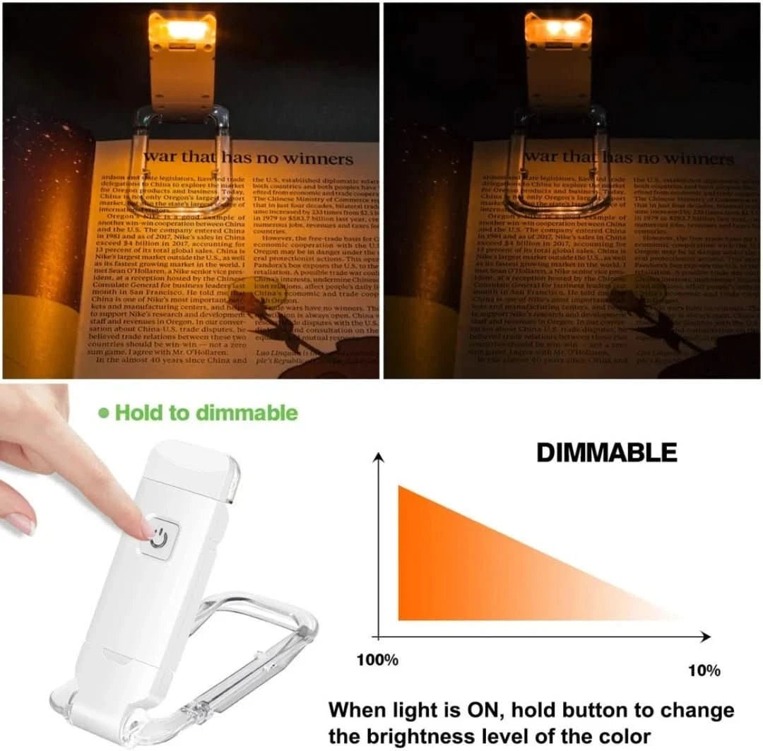 ClipLight Pro | USB Oplaadbaar Boeklicht met Krachtige LED - #ClipLight Pro | USB Oplaadbaar Boeklicht met Krachtige LEDDe Bazelaar