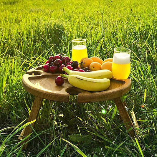 Compacte Vouwbare Picknicktafel - Ideaal voor Buiten Eten-Tableware & Dining Accessories-De Bazelaar