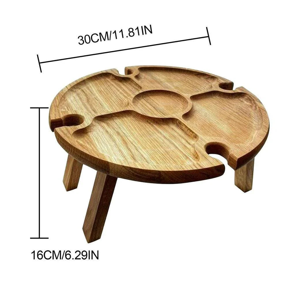 Compacte Vouwbare Picknicktafel - Ideaal voor Buiten Eten-Tableware & Dining Accessories-De Bazelaar