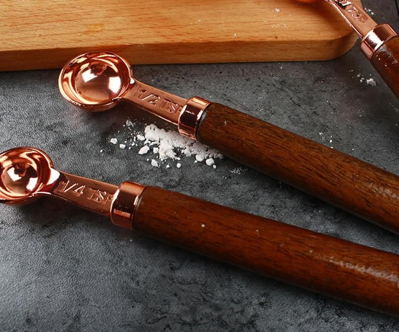 Koper Meetset - Luxe Kopergeplateerde Keuken Essentials - Perfecte Functionaliteit-Kitchen Tools and Accessories-De Bazelaar