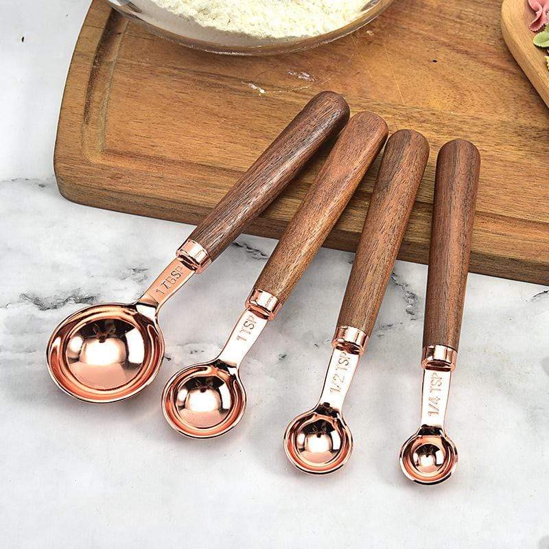 Koper Meetset - Luxe Kopergeplateerde Keuken Essentials - Perfecte Functionaliteit-Kitchen Tools and Accessories-De Bazelaar