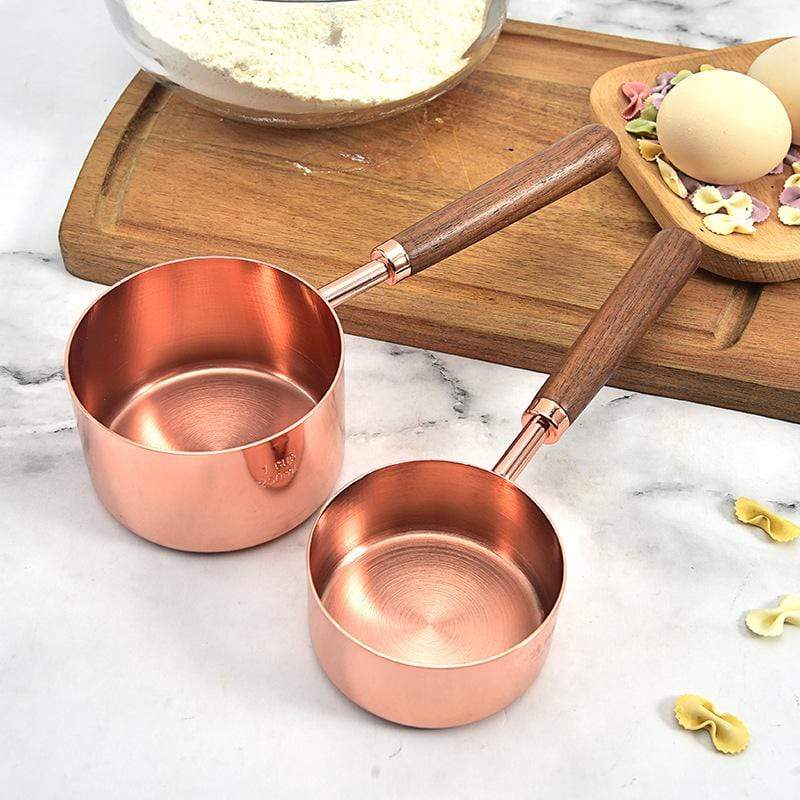Koper Meetset - Luxe Kopergeplateerde Keuken Essentials - Perfecte Functionaliteit-Kitchen Tools and Accessories-De Bazelaar