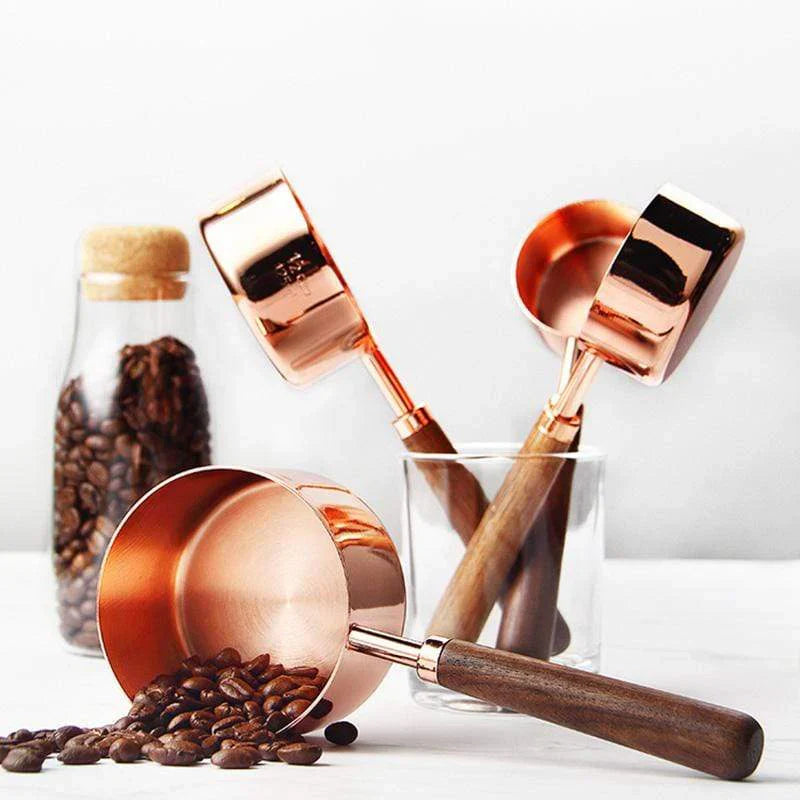 Koper Meetset - Luxe Kopergeplateerde Keuken Essentials - Perfecte Functionaliteit-Kitchen Tools and Accessories-De Bazelaar