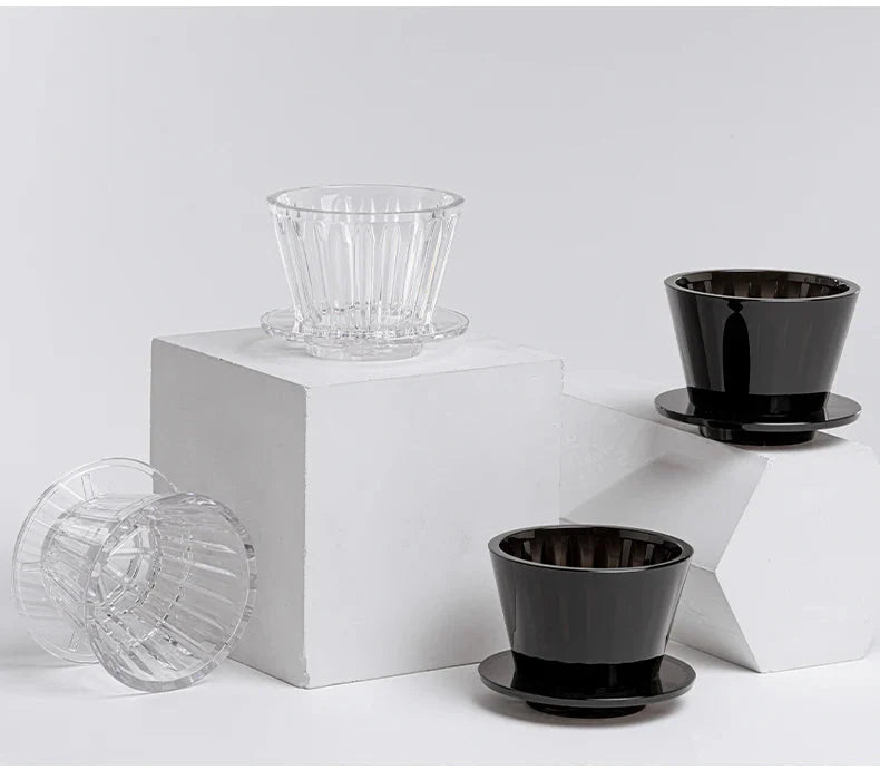 Crystal Eye Flat Bottom Koffie Dripper - Perfecte Extractie - Snel en Eenvoudig Gebruik-Coffee & Tea-De Bazelaar