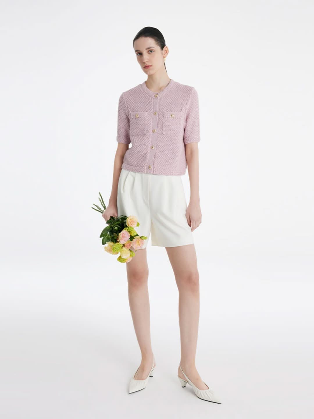 Gebreide Vest - Opengewerkt