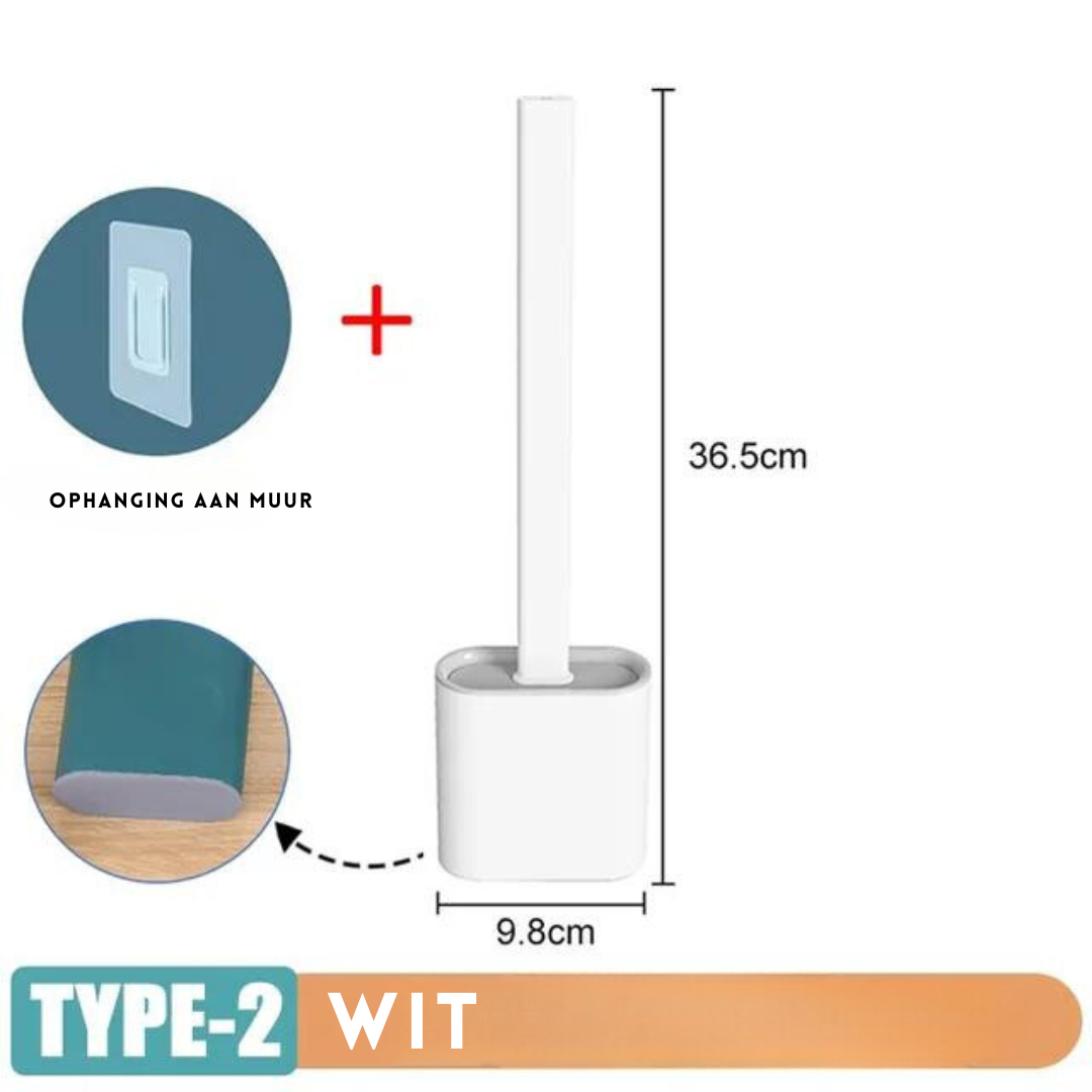 Deep Brush | Siliconen Toiletborstel - | De Bazelaar