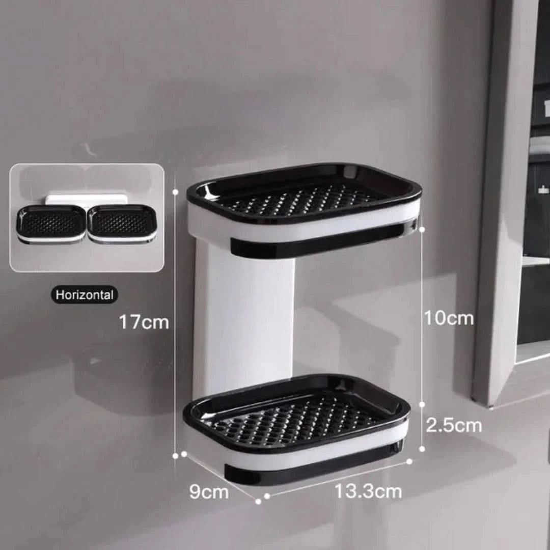 DoubleSuds™ | Zeepbakje met Lekbakje - #DoubleSuds™ | Zeepbakje met LekbakjeDe Bazelaar