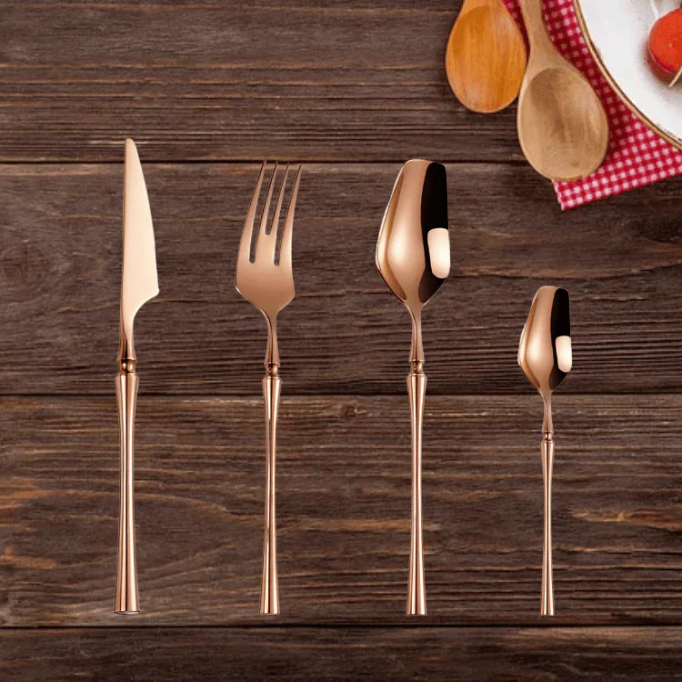 Egyptisch Geïnspireerd Bestekset - Elegantie & Duurzaamheid voor Eettafel-Cutlery Sets-De Bazelaar