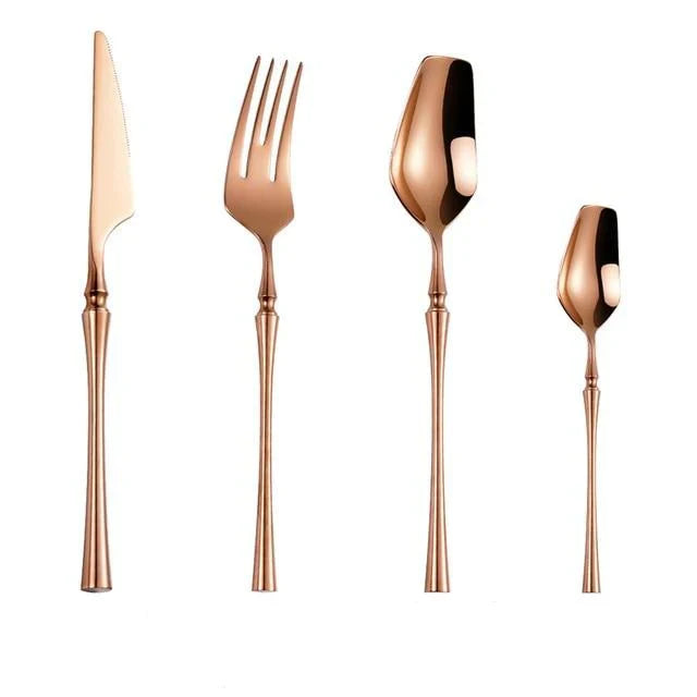Egyptisch Geïnspireerd Bestekset - Elegantie & Duurzaamheid voor Eettafel-Cutlery Sets-De Bazelaar