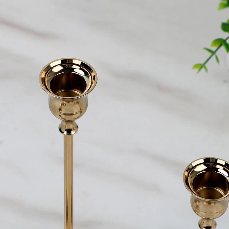 Elegante Klassieke Kaarsenhouder - 3-delige Set - Stijlvol & Tijdloos-Tableware & Dining Accessories-De Bazelaar