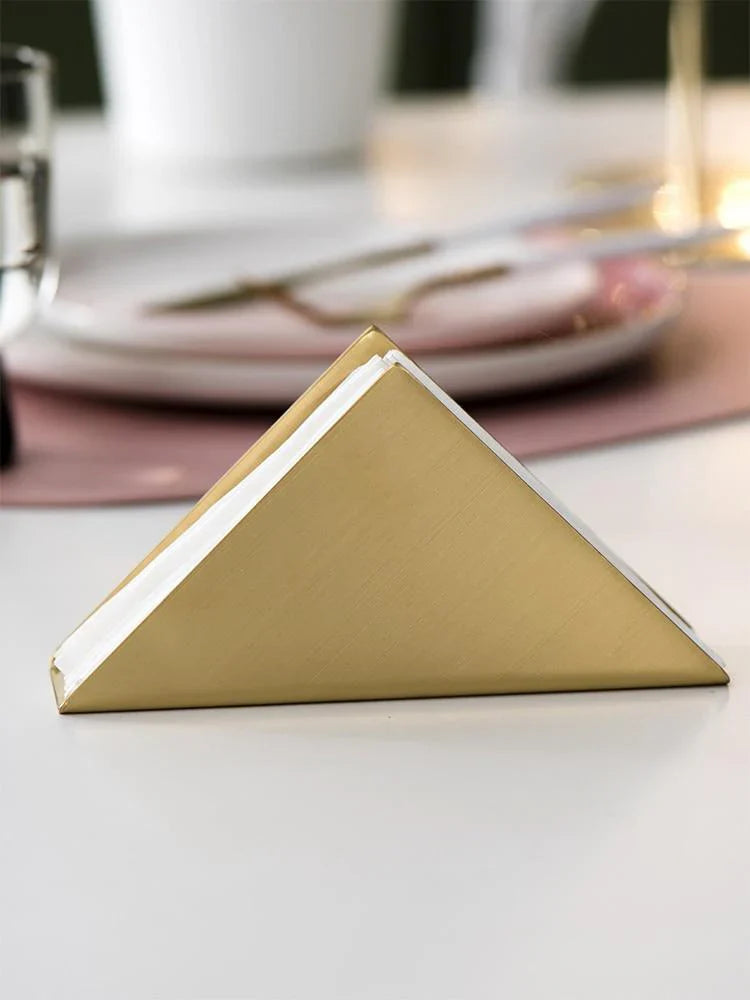 Elegante Gouden RVS Servethouder - Stijlvol - Duurzaam - Functioneel-Tableware & Dining Accessories-De Bazelaar