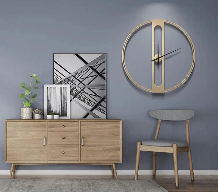 Moderne Minimalistische Wandklok-wall clocks-De Bazelaar