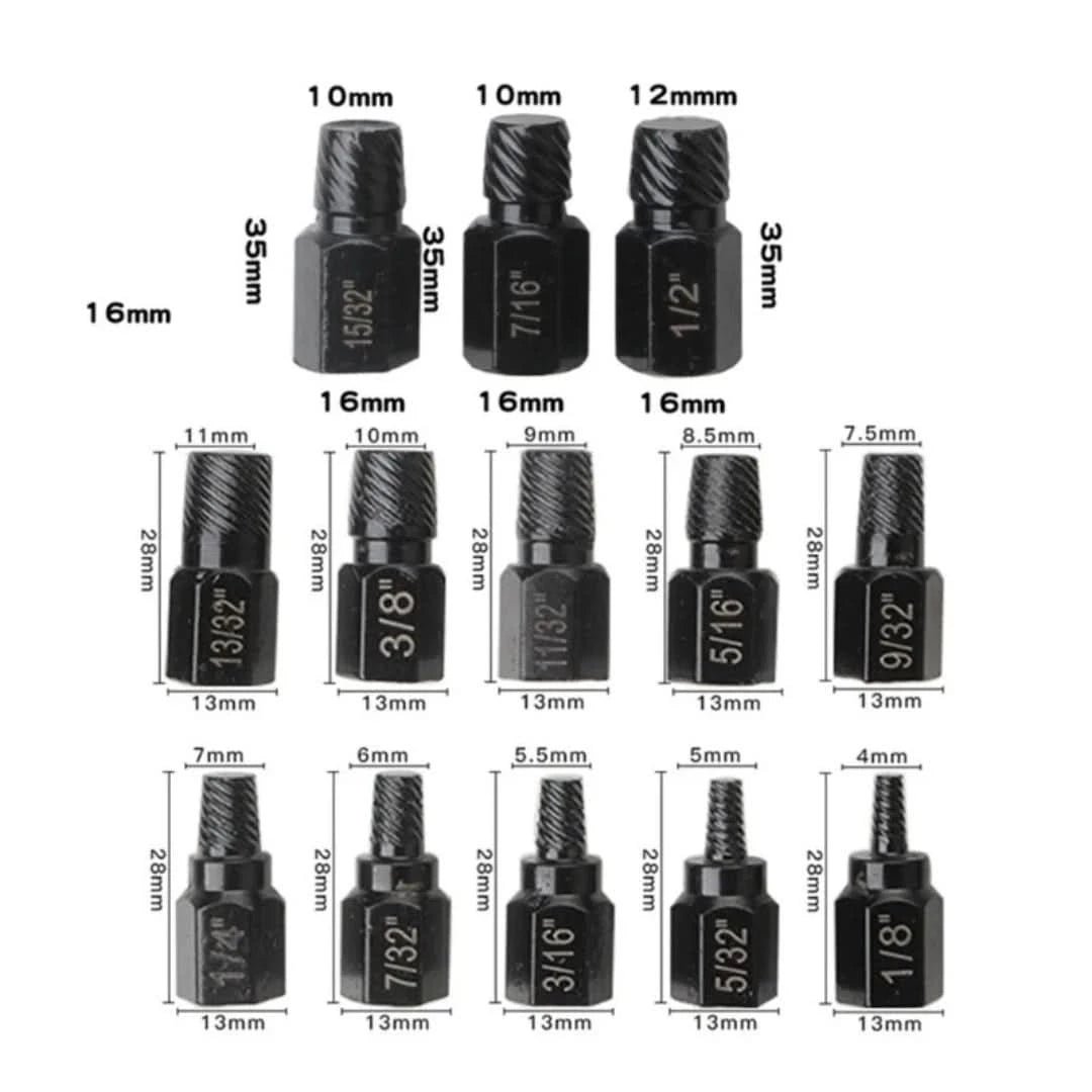 Extractor Kit | Schroef & Bout Verwijderset - #Extractor Kit | Schroef & Bout VerwijdersetDe Bazelaar