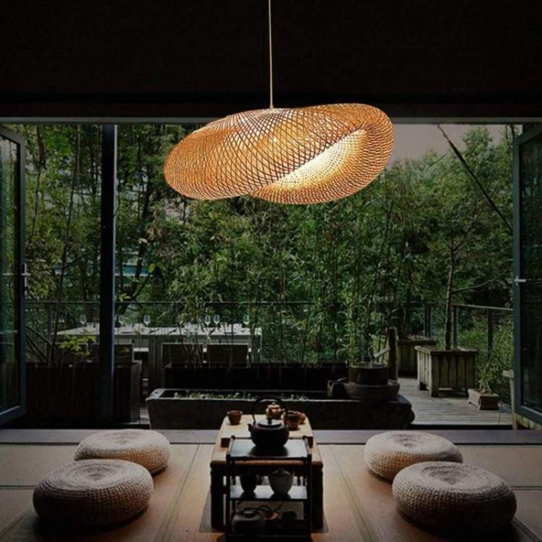 Muto - Design Bamboe LED Hanglamp