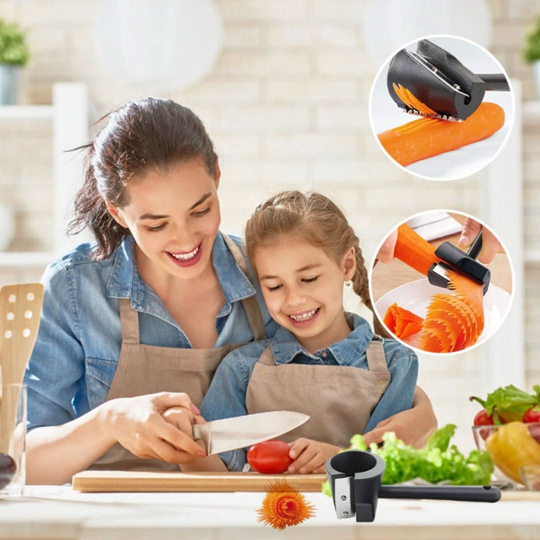 Flower Roller | Spiraalvormige voor Groenten & Fruit - #Flower Roller | Spiraalvormige voor Groenten & FruitDe Bazelaar