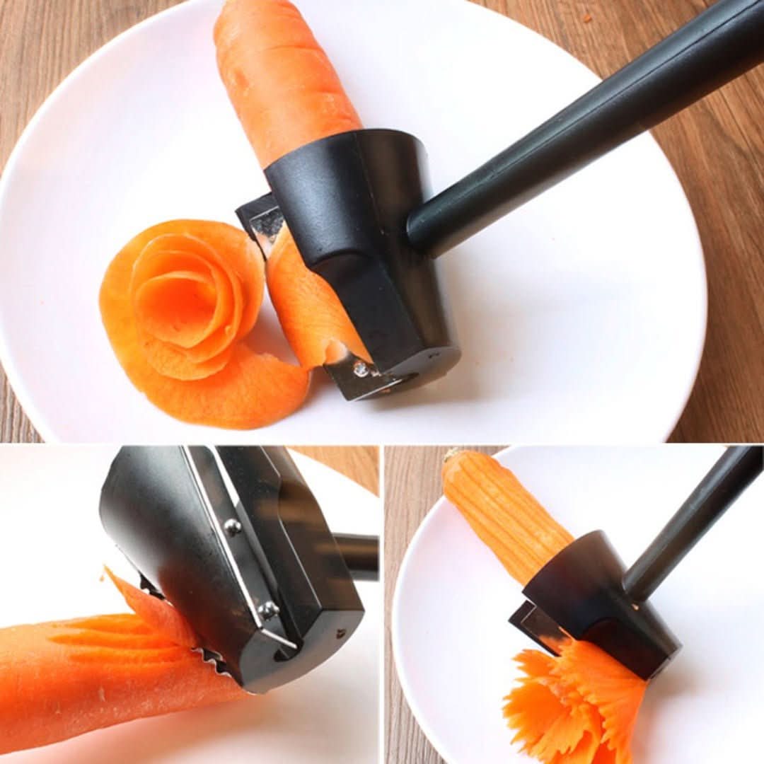 Flower Roller | Spiraalvormige voor Groenten & Fruit - #Flower Roller | Spiraalvormige voor Groenten & FruitDe Bazelaar