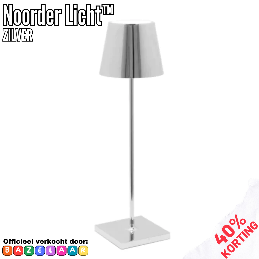 Noorder Licht™ | Draadloze oplaadbare tafellamp