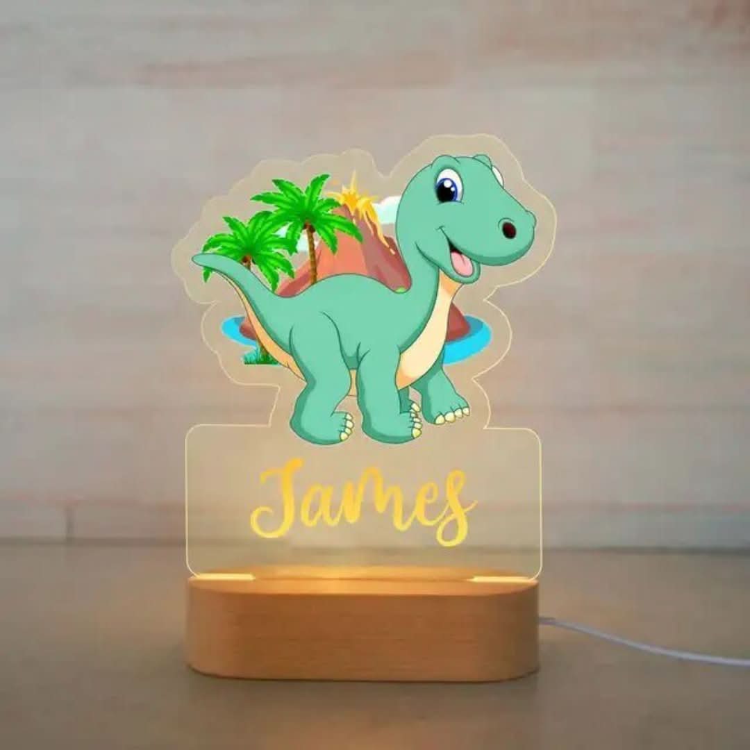 Gepersonaliseerde Kleurrijke Nachtlamp | Dieren - #Gepersonaliseerde Kleurrijke Nachtlamp | DierenDe Bazelaar