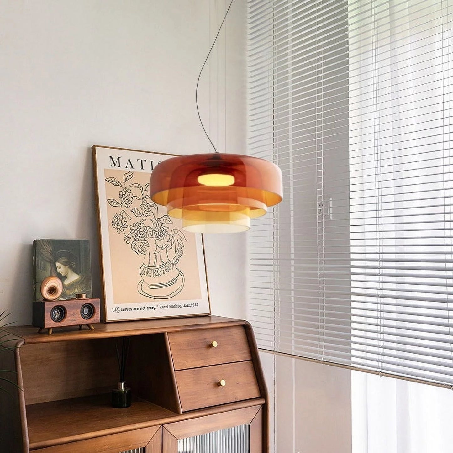 Glazen Plafondlamp met Tijdloos Design-light decor-De Bazelaar