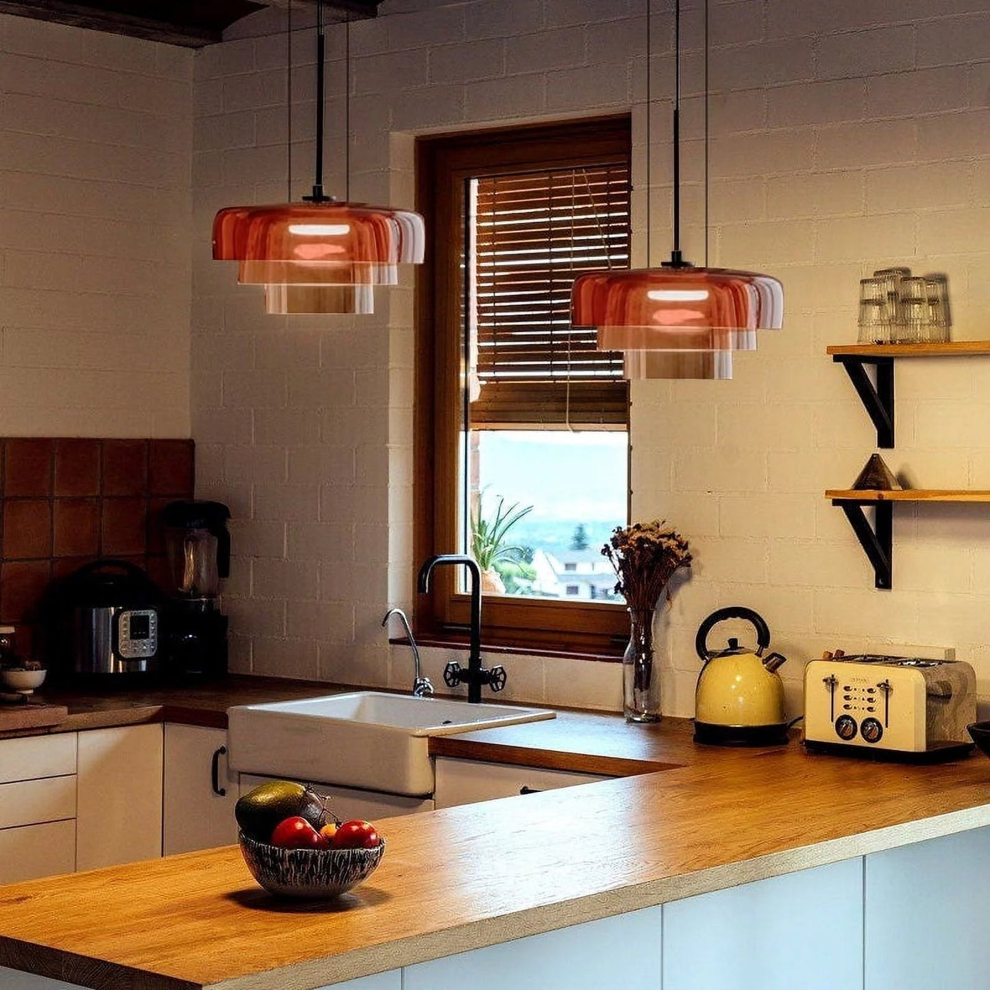Glazen Plafondlamp met Tijdloos Design-light decor-De Bazelaar