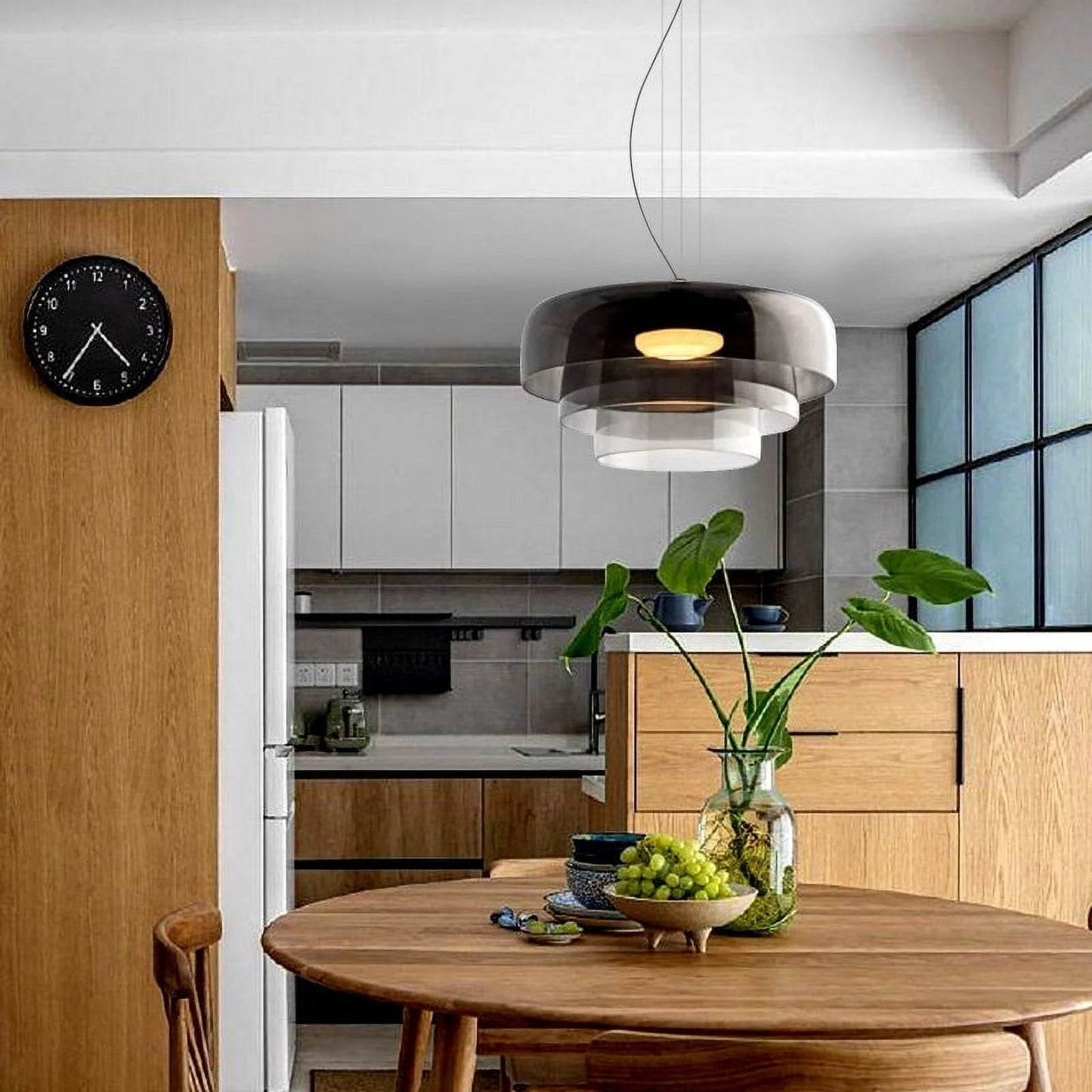 Glazen Plafondlamp met Tijdloos Design-light decor-De Bazelaar