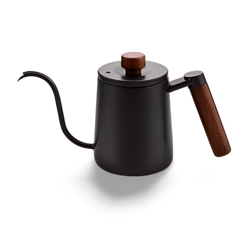 Gooseneck Kettle - Houten Handvat - Perfect voor Precisie Brouwen-Coffee & Tea-De Bazelaar