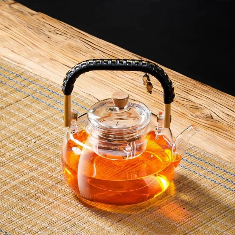 Hittebestendige Theepot - Met Infuser voor Perfecte Thee-Coffee & Tea-De Bazelaar