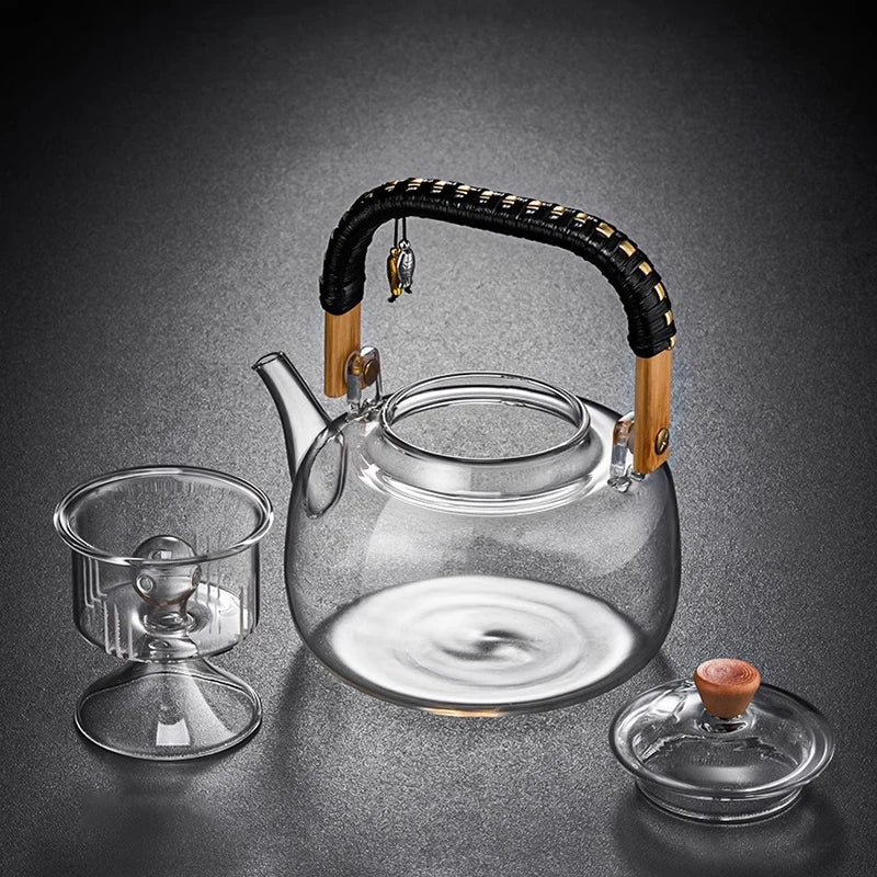 Hittebestendige Theepot - Met Infuser voor Perfecte Thee-Coffee & Tea-De Bazelaar