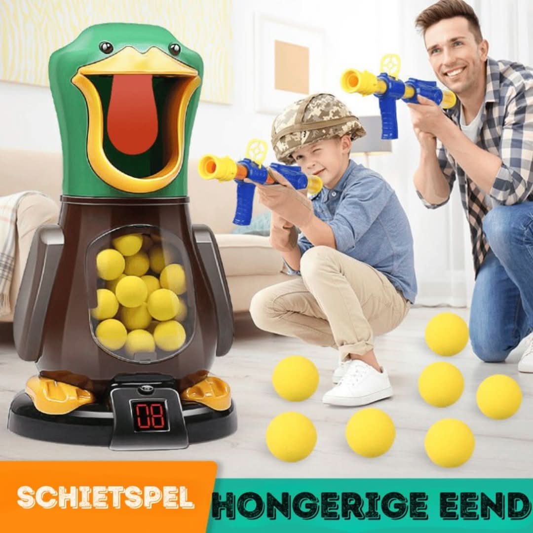 Hongerige Eend | Schietspeelset - #Hongerige Eend | SchietspeelsetDe Bazelaar