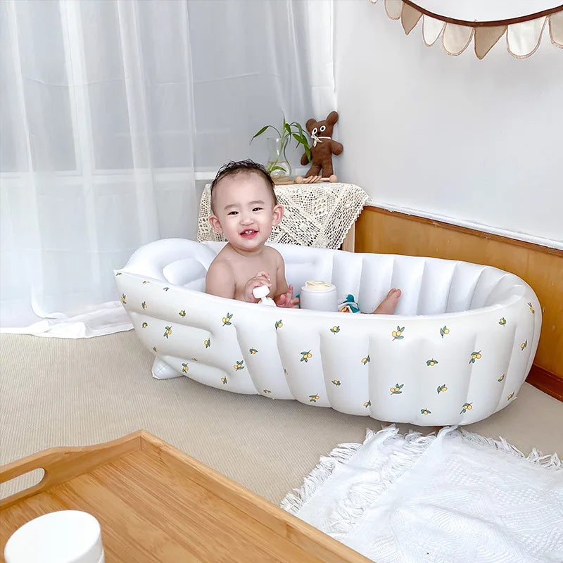 Blow Up Baby Bath™ - Veilig - Opblaasbaar - Voor Binnen en Buiten-Baby bath-De Bazelaar