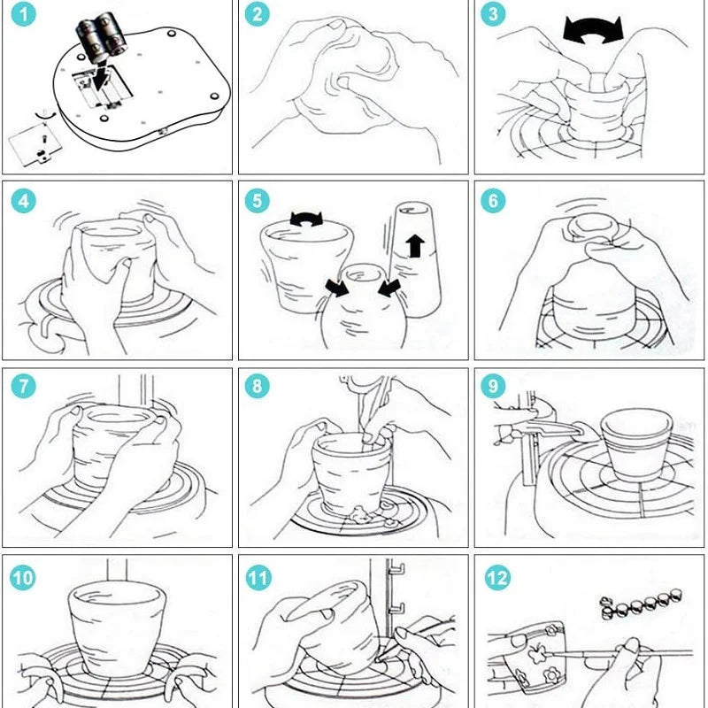 Creatieve Pottenbakkersschijf - Ontwikkel Talent en Creativiteit-Educational Toys-De Bazelaar