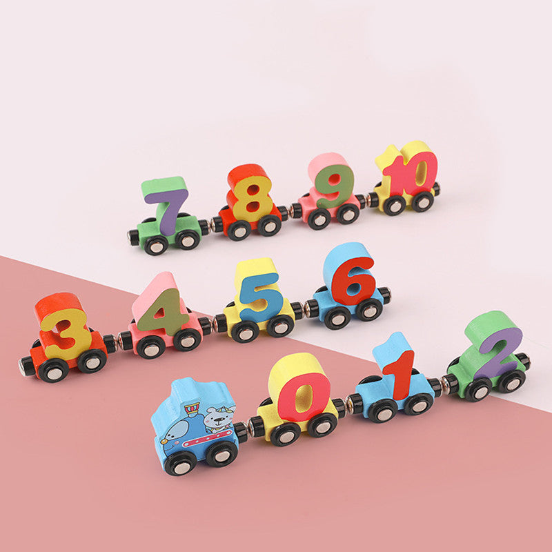 Magnetische Cijfer Trein - Educatief Speelgoed - Leerzaam en Leuk-Educational Toys-De Bazelaar