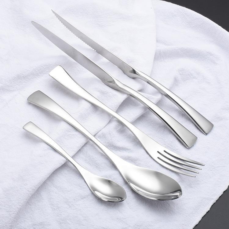 Maya Bestekset - Premium 18/10 Roestvrij Staal - Chef-Gemaakt Kwaliteit-Cutlery Sets-De Bazelaar