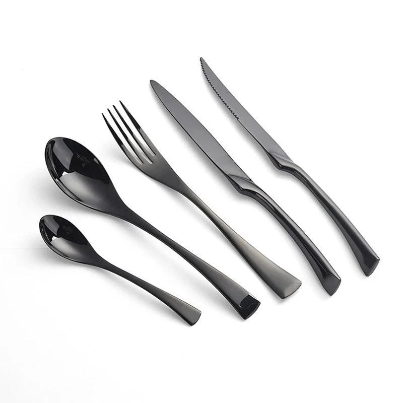 Maya Bestekset - Premium 18/10 Roestvrij Staal - Chef-Gemaakt Kwaliteit-Cutlery Sets-De Bazelaar