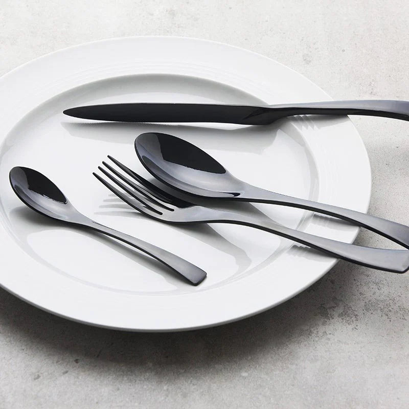 Maya Bestekset - Premium 18/10 Roestvrij Staal - Chef-Gemaakt Kwaliteit-Cutlery Sets-De Bazelaar