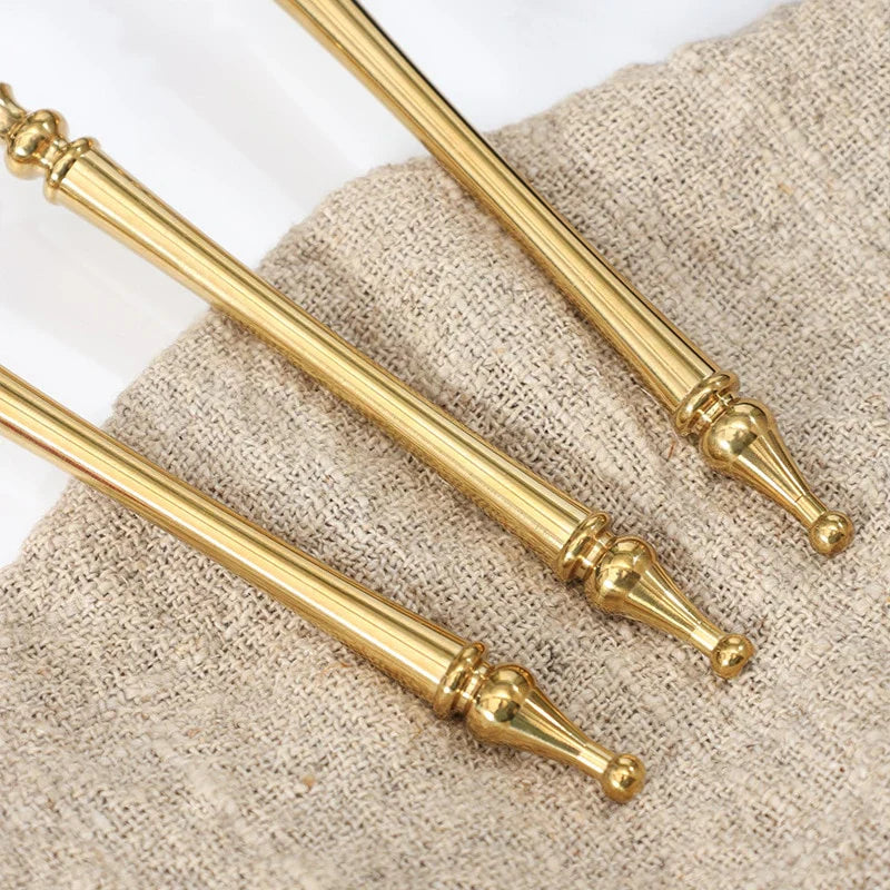 Luxe Bestekset - Tijdloos Design - Elegante Diners Versterken-Cutlery Sets-De Bazelaar