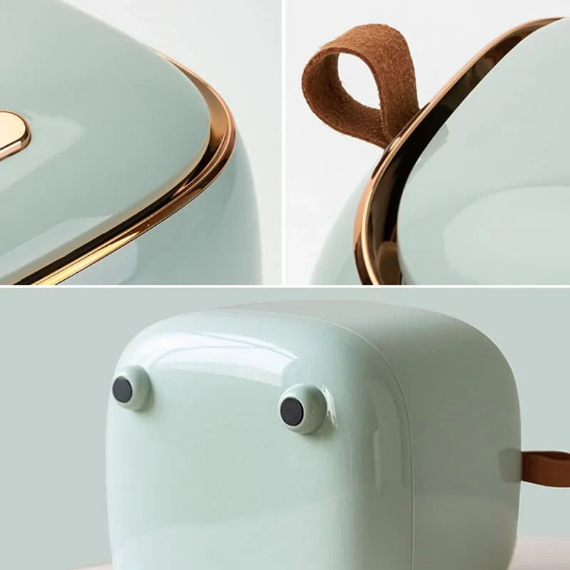 Luxe Decoratieve Tafelafvalbak Lattea - Stijlvol - Functioneel - Ruimtebesparend-Trash Bin-De Bazelaar