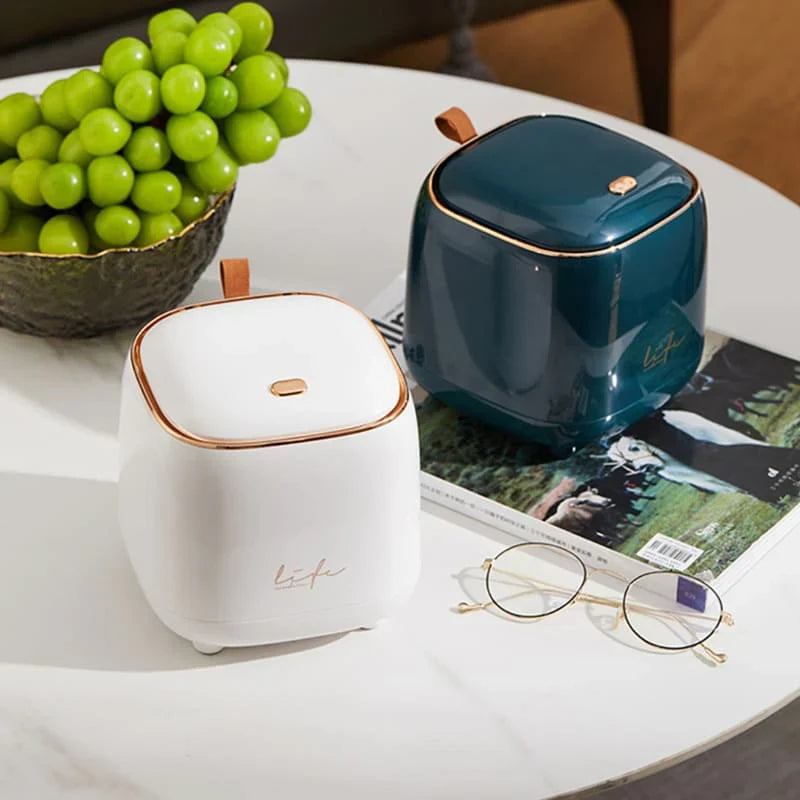Luxe Decoratieve Tafelafvalbak Lattea - Stijlvol - Functioneel - Ruimtebesparend-Trash Bin-De Bazelaar