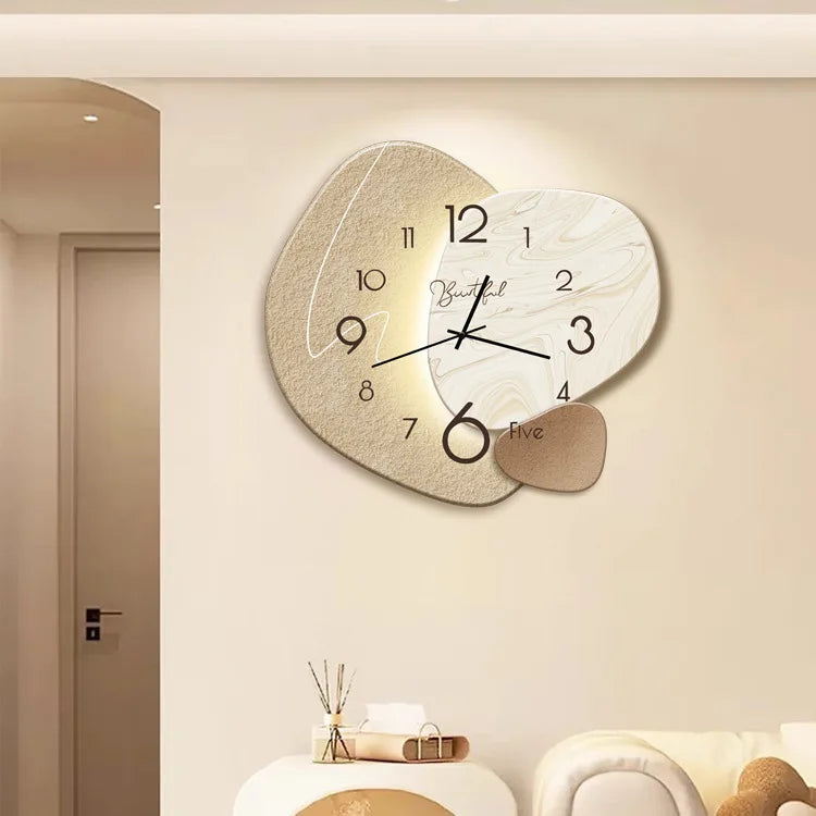 Luxe Wandklok - Verfijnd Ontwerp - Perfect voor Moderne Interieurs-Wall Clocks-De Bazelaar