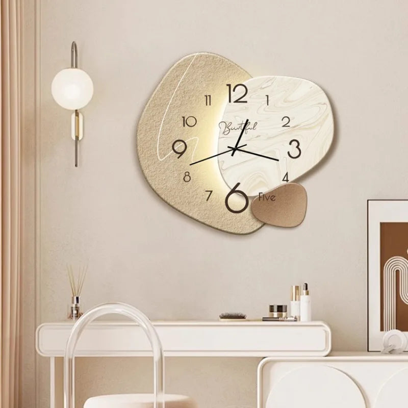 Luxe Wandklok - Verfijnd Ontwerp - Perfect voor Moderne Interieurs-Wall Clocks-De Bazelaar