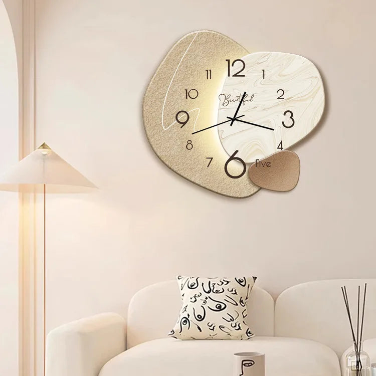 Luxe Wandklok - Verfijnd Ontwerp - Perfect voor Moderne Interieurs-Wall Clocks-De Bazelaar