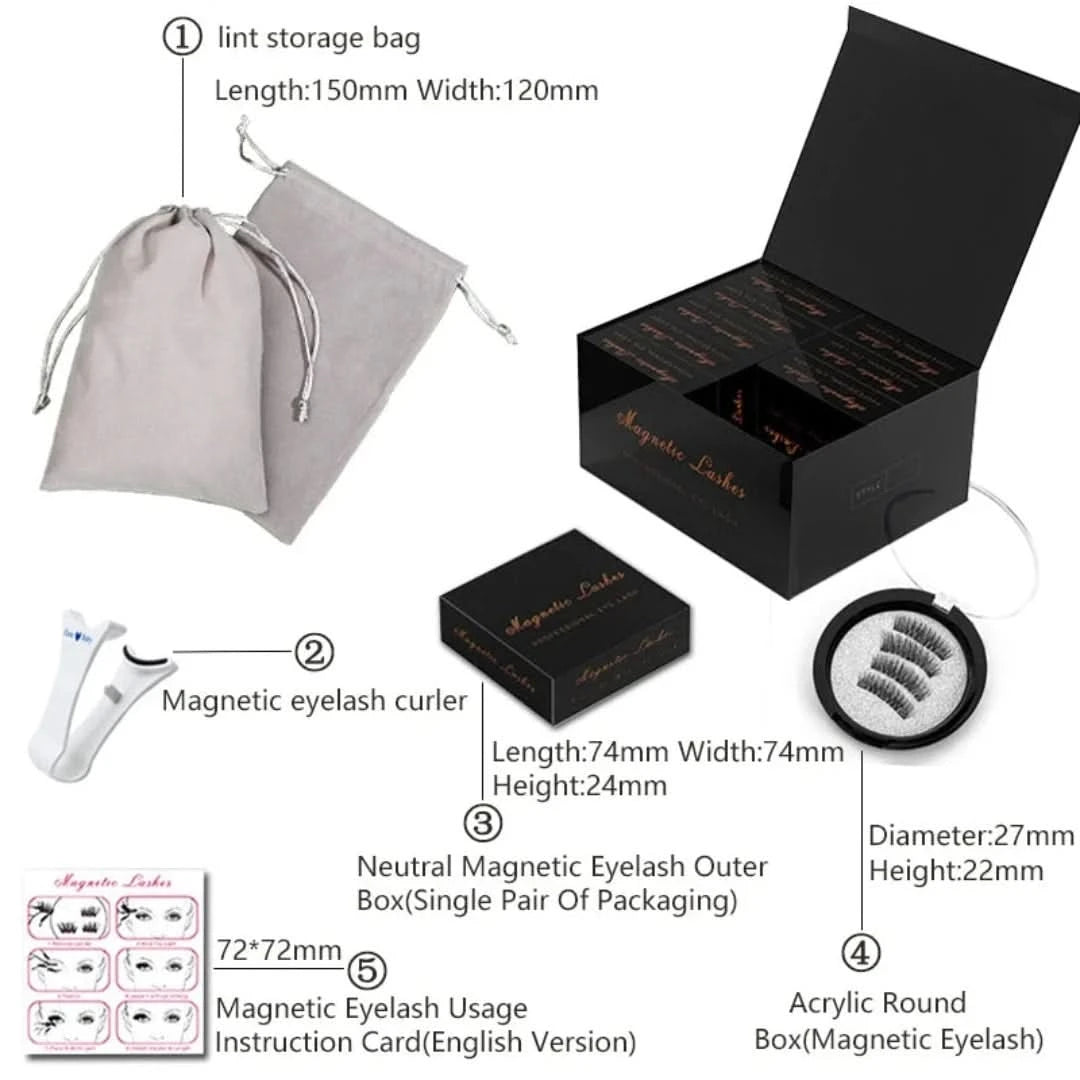 MagneticLuxe | 3D Magnetische Wimperset - #MagneticLuxe | 3D Magnetische WimpersetDe Bazelaar