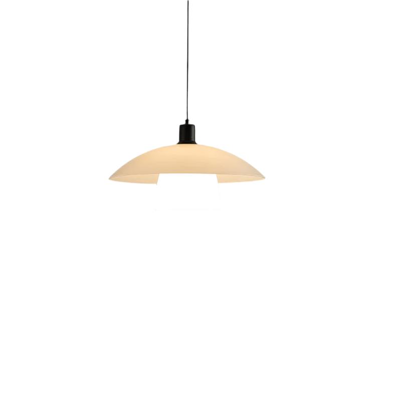 Moderne Japanse Hanglamp met Glazen Kap – Elegant en Minimalistisch-lamp-De Bazelaar
