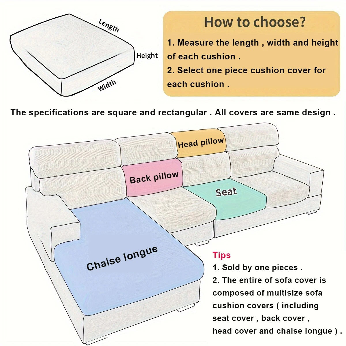 Huisdiervriendelijke Stretch Sofa Cover - Wasbaar - Meubelbeschermer-Sofa & Cushion Covers-De Bazelaar